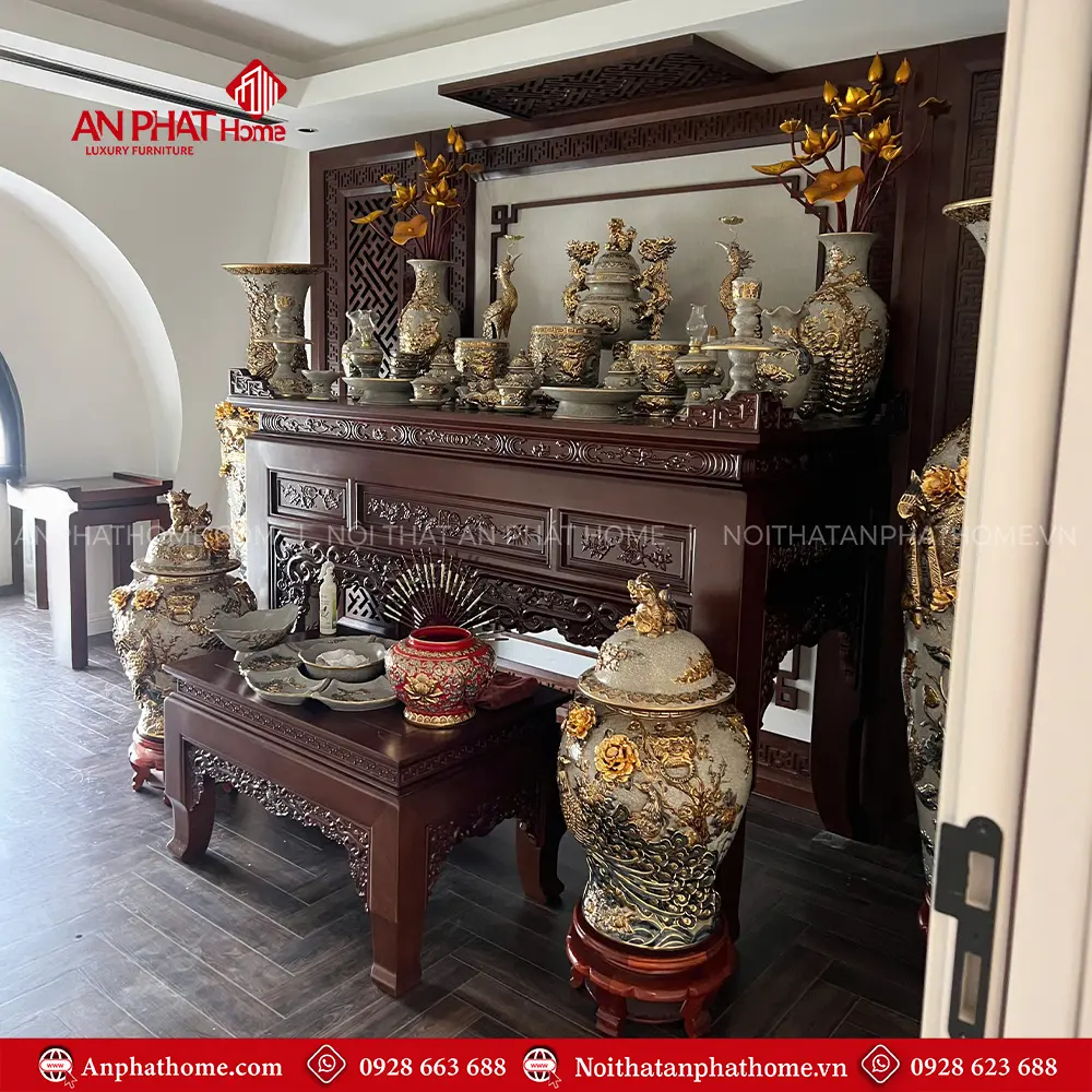 Phòng Thờ Đẹp Án Gian Thờ Cao Cấp Gỗ Gụ BT-2586 12 Phòng Thờ Đẹp Án Gian Thờ Cao Cấp Gỗ Gụ BT-2586