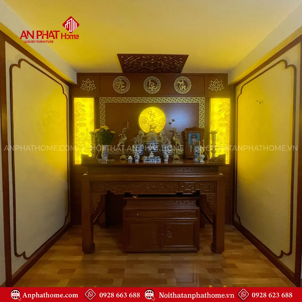 Phòng Thờ Đẹp Bàn Thờ Gỗ Hương Đá Hiện Đại BT-2742 7 Phòng Thờ Đẹp Bàn Thờ Gỗ Hương Đá Hiện Đại BT-2742