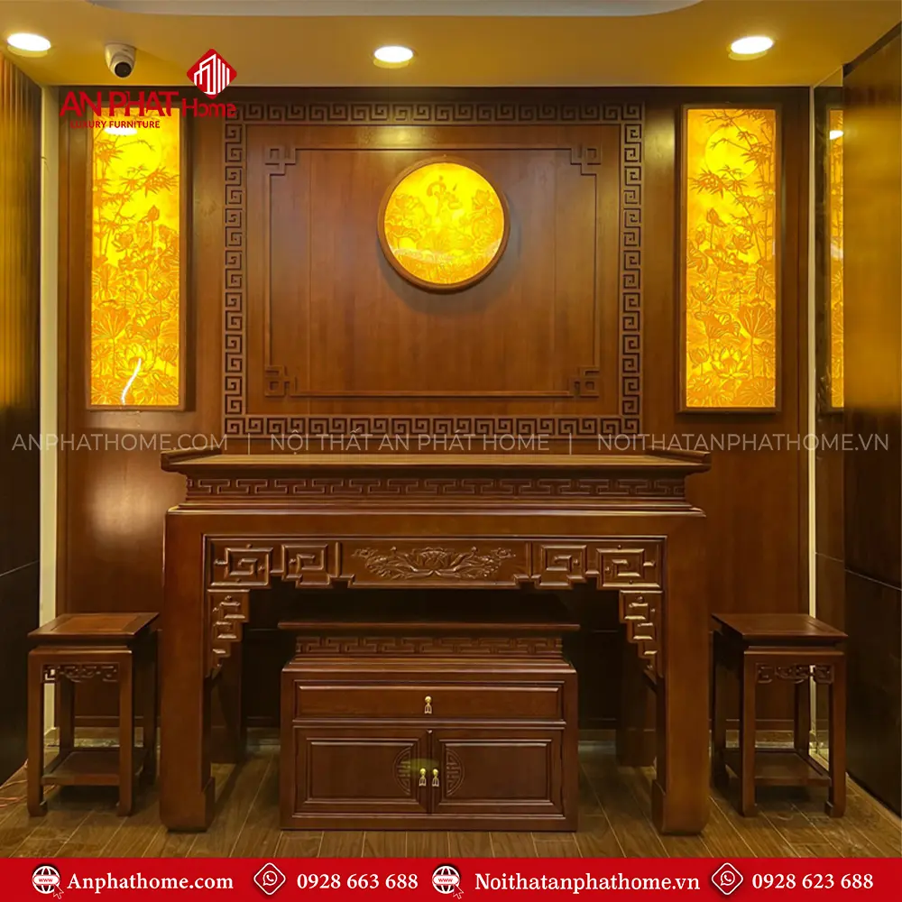 Phòng Thờ Đẹp Gỗ Hiện Đại BT-2564 9 Phòng Thờ Đẹp Gỗ Hiện Đại BT-2564