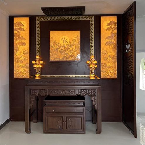 Phòng Thờ Đẹp Thiết Kế Hiện Đại BT-2467