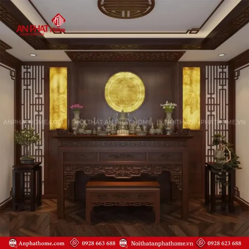 Phòng Thờ Gia Tiên Đẹp BT-2519