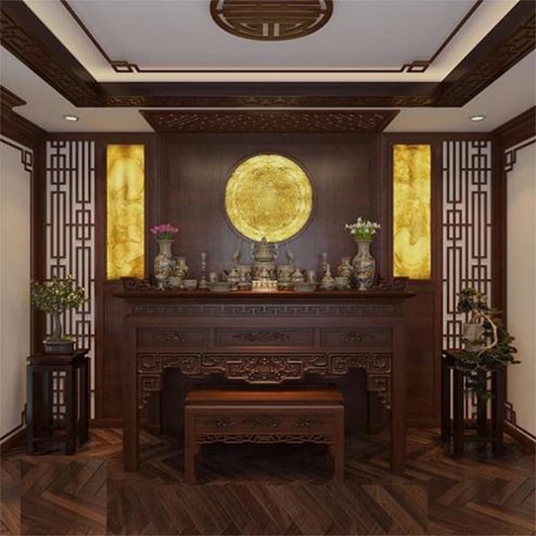 Phòng Thờ Gia Tiên Đẹp BT-2519