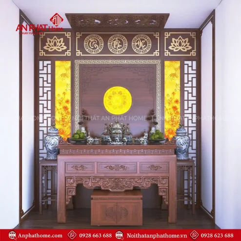 Phòng Thờ Gia Tiên Đẹp Hiện Đại BT-2320