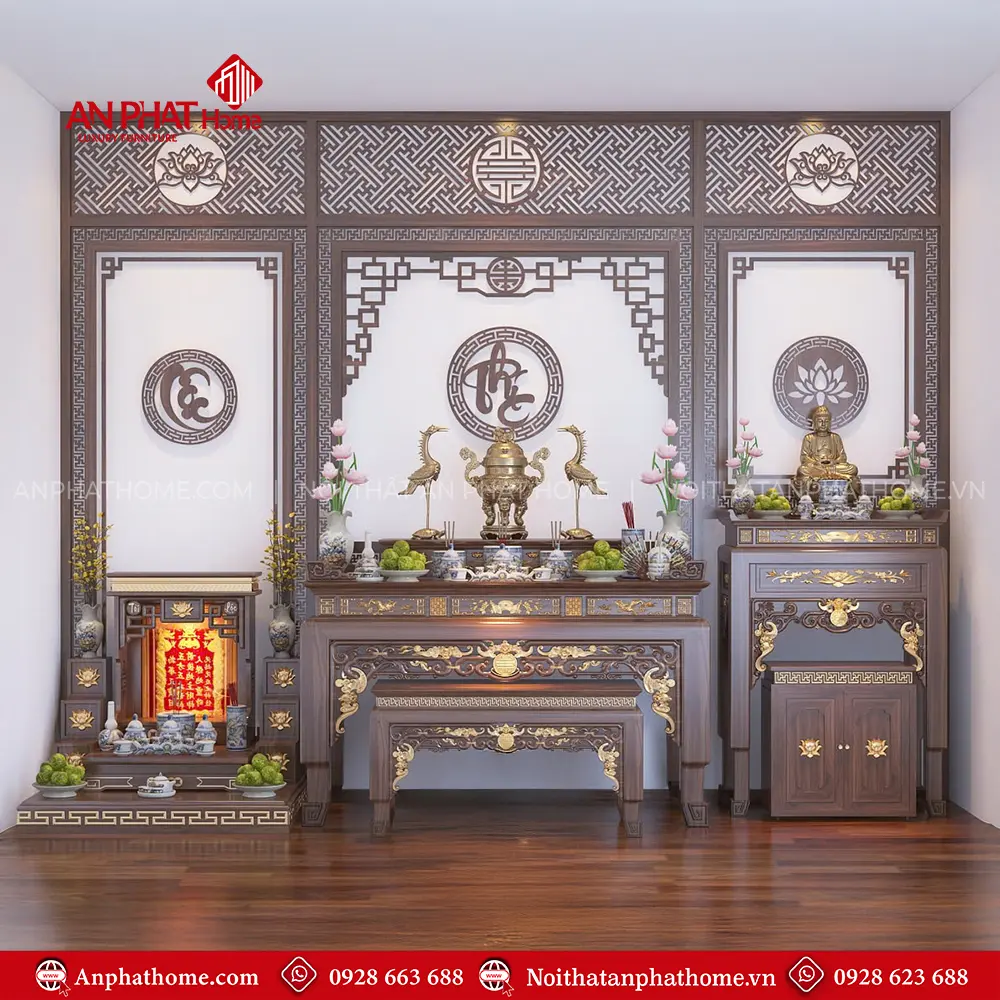 Phòng Thờ Hiện Đại Đẹp BT-2351 3 Phòng Thờ Hiện Đại Đẹp BT-2351