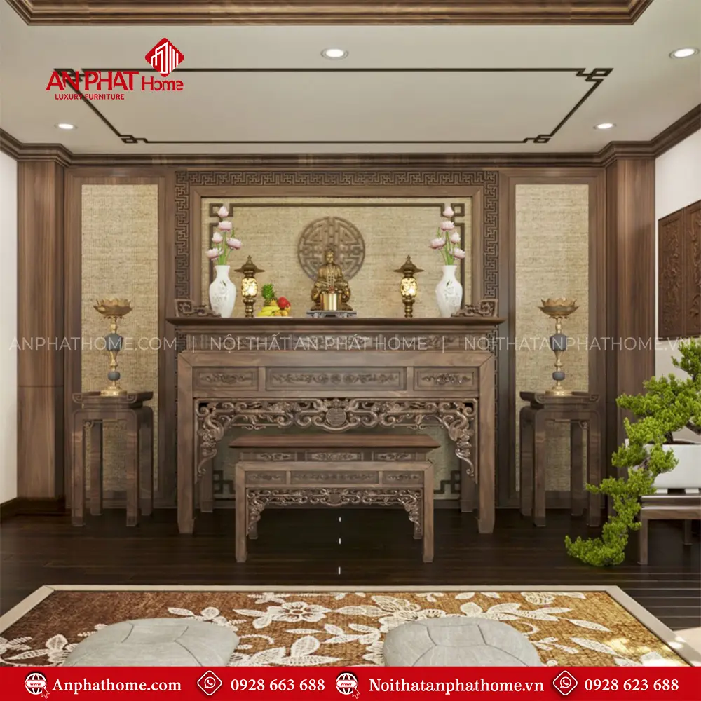 Phòng Thờ Phật Đẹp BT-2444 3 Phòng Thờ Phật Đẹp BT-2444