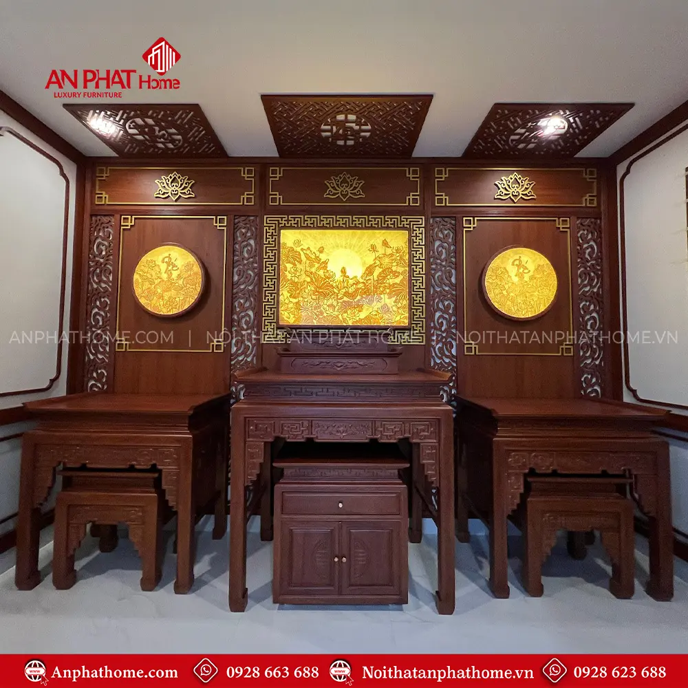 Phòng Thờ Phật Kết Hợp Nội Ngoại 2 Bên BT-2461 17 Phòng Thờ Phật Kết Hợp Nội Ngoại 2 Bên BT-2461