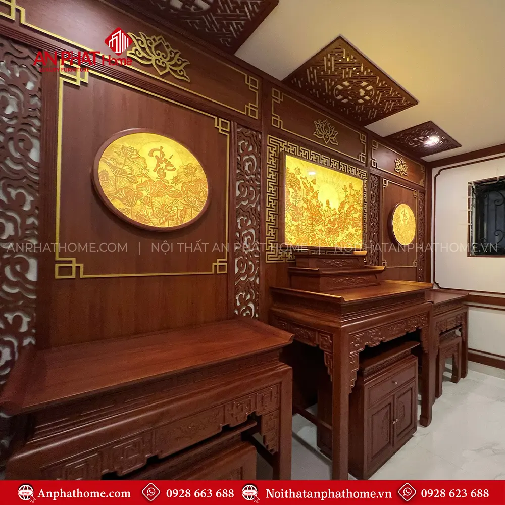 Phòng Thờ Phật Kết Hợp Nội Ngoại 2 Bên BT-2461 15 Phòng Thờ Phật Kết Hợp Nội Ngoại 2 Bên BT-2461