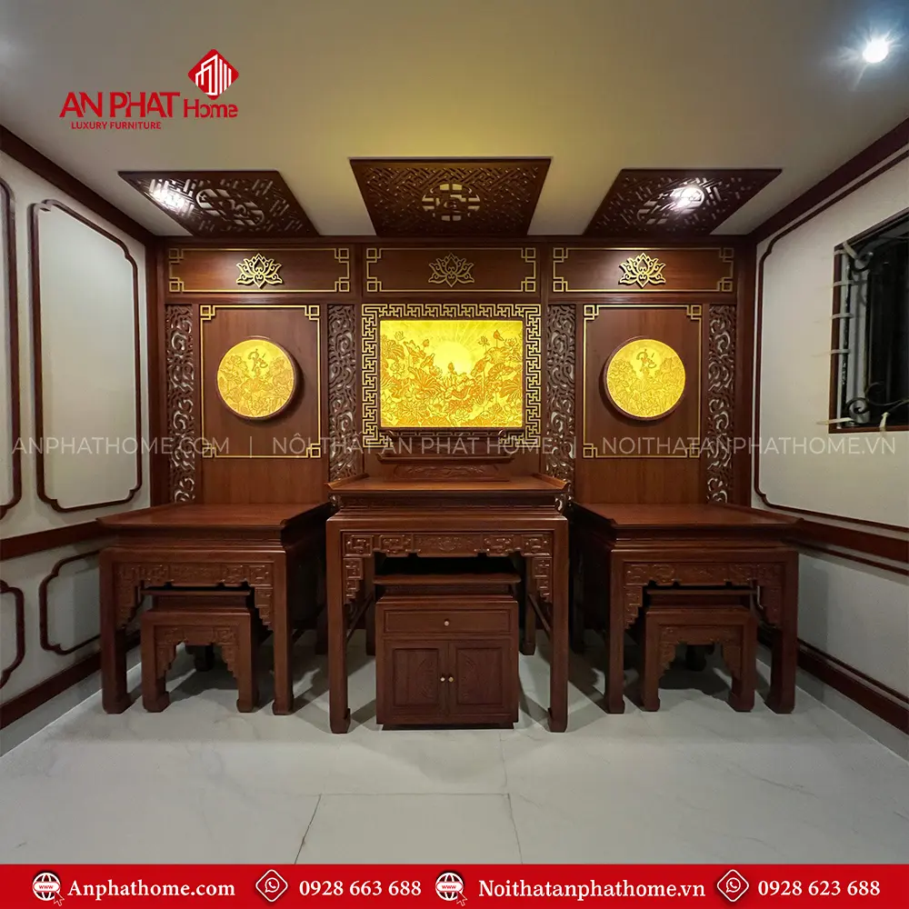 Phòng Thờ Phật Kết Hợp Nội Ngoại 2 Bên BT-2461 13 Phòng Thờ Phật Kết Hợp Nội Ngoại 2 Bên BT-2461