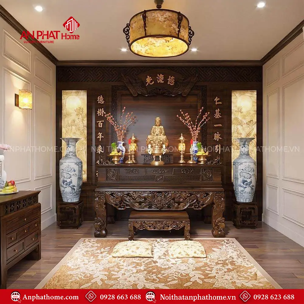 Sập Thờ Đẹp Kết Hợp Phòng Thờ Sang Trọng BT-2493 3 Sập Thờ Đẹp Kết Hợp Phòng Thờ Sang Trọng BT-2493