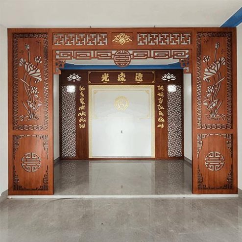 Thiết Kế Vách Ngăn Phòng Thờ Đẹp VN-4418