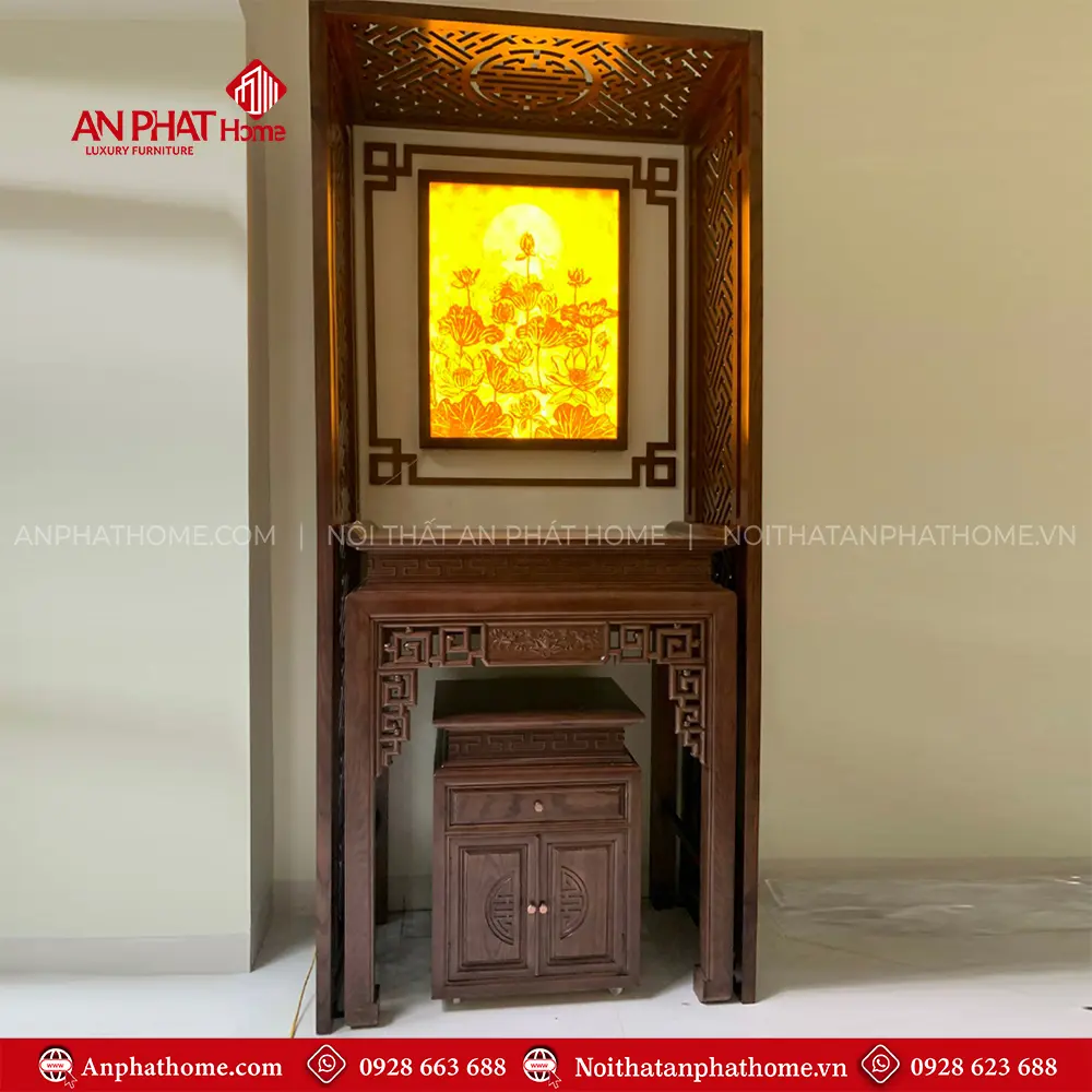 Tủ Thờ Chung Cư Mẫu Nhỏ Gọn BT-2509 8 Tủ Thờ Chung Cư Mẫu Nhỏ Gọn BT-2509