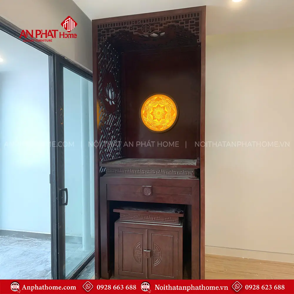 Tủ Thờ Đẹp Bàn Thờ Chung Cư Đẹp BT-2554 8 Tủ Thờ Đẹp Bàn Thờ Chung Cư Đẹp BT-2554