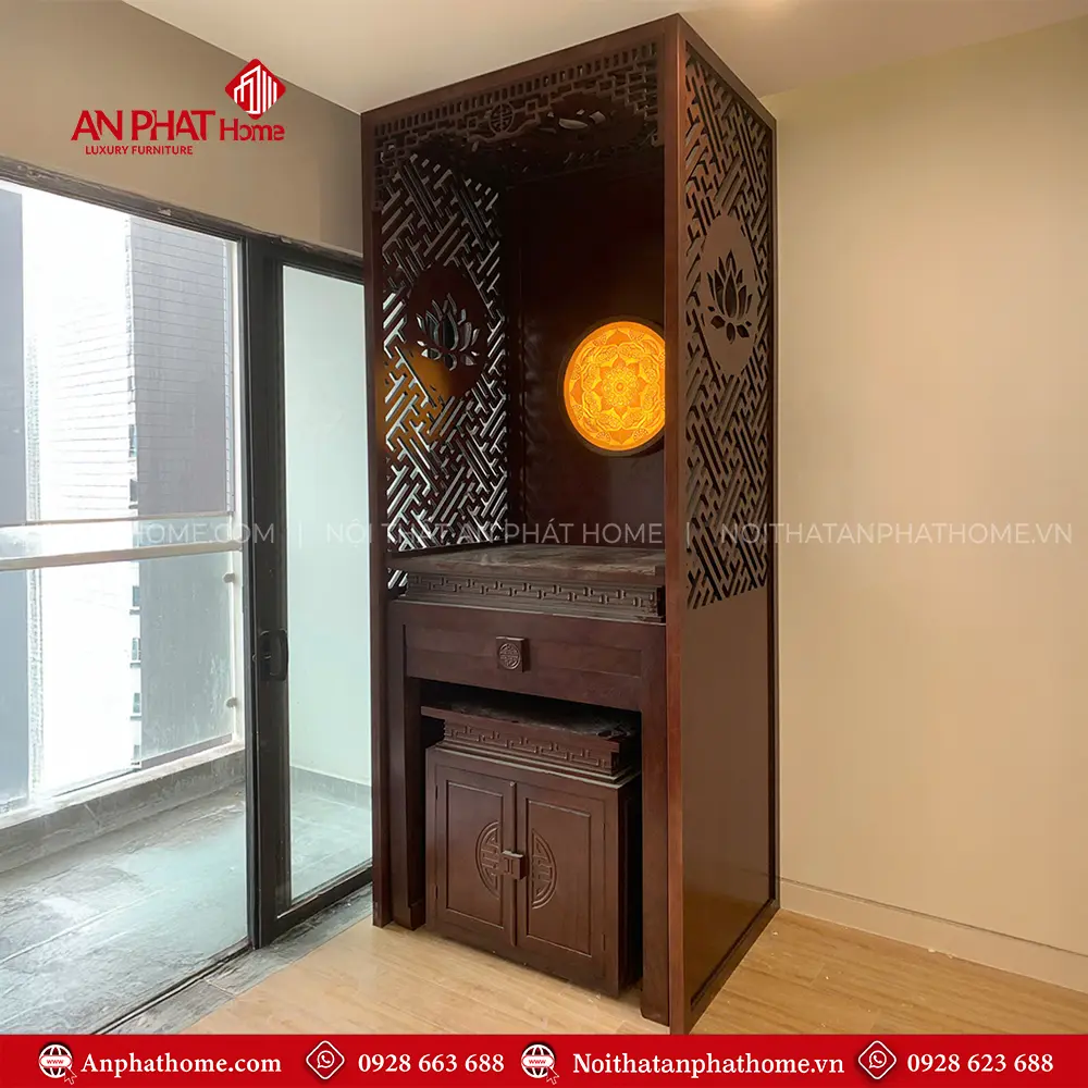 Tủ Thờ Đẹp Bàn Thờ Chung Cư Đẹp BT-2554 7 Tủ Thờ Đẹp Bàn Thờ Chung Cư Đẹp BT-2554