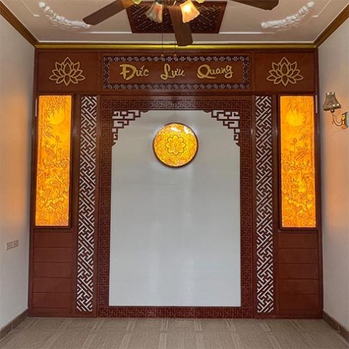 Vách Bàn Thờ Đẹp Hiện Đại VN-4318