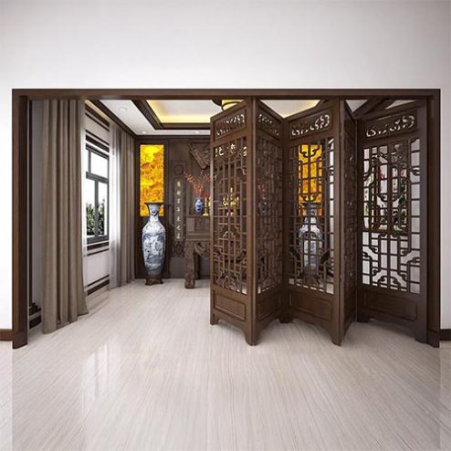 Vách Cửa Bình Phong Cho Phòng Thờ Đẹp VN-4406