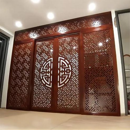 Vách Cửa Lùa Phòng Thờ Thiết Kế Tiện Nghi VN-4405
