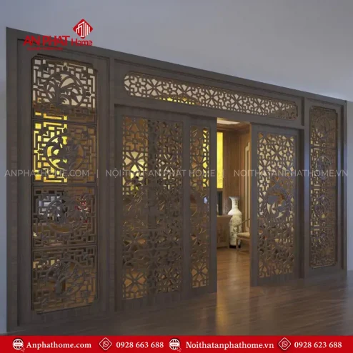 Vách Cửa Lùa Thiết Kế Hiện Đại VN-4399