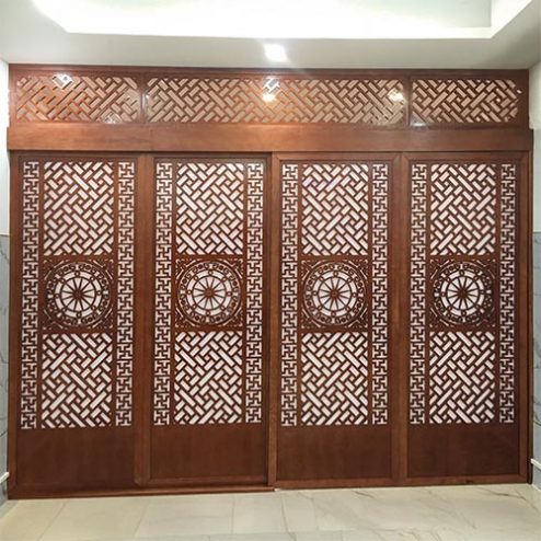 Vách Cửa Phòng Thờ Đẹp VN-4383