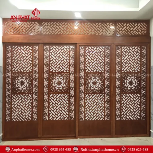 Vách Cửa Phòng Thờ Đẹp VN-4383