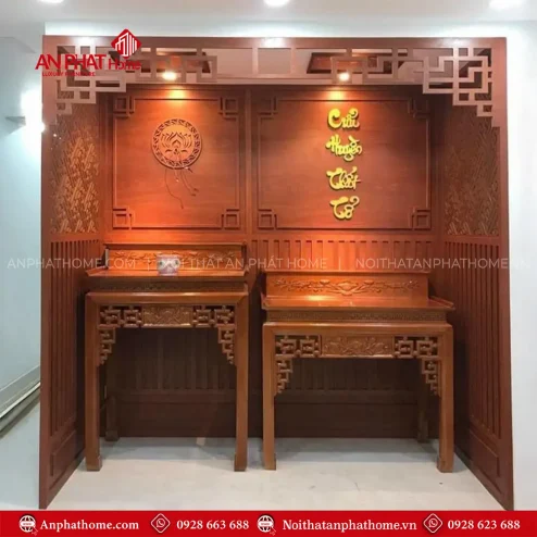 Vách Không Gian Thờ Thiết Kế Đẹp VN-4368