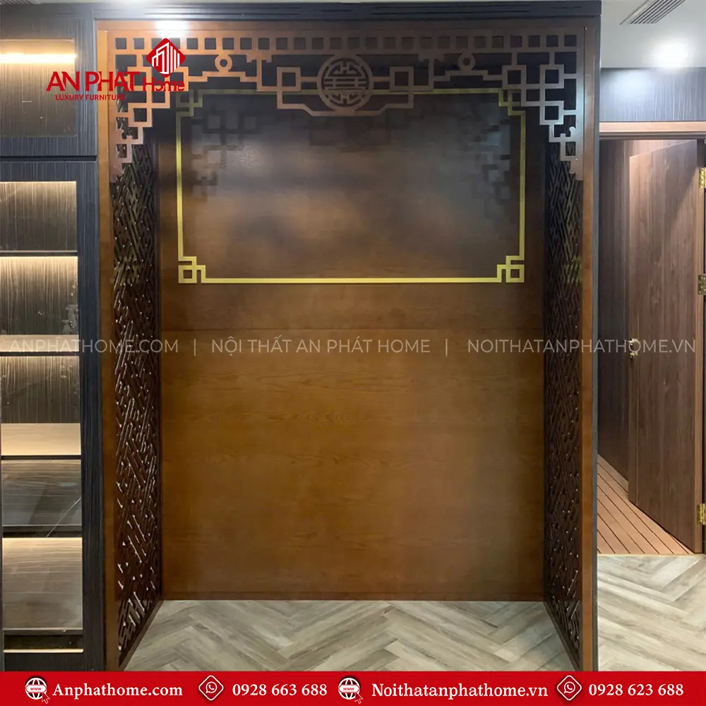 Vách Ngăn Bàn Thờ Chung Cư Đẹp VN-4321 7 Vách Ngăn Bàn Thờ Chung Cư Đẹp VN-4321