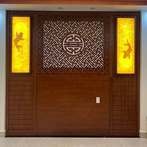 Vách Ốp Bàn Thờ Đẹp VN-4315