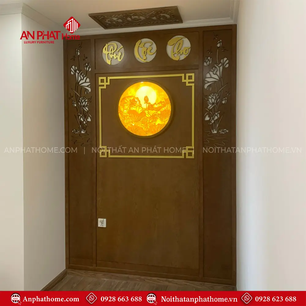 Vách Ốp Bàn Thờ Đẹp VN-4326 8 Vách Ốp Bàn Thờ Đẹp VN-4326
