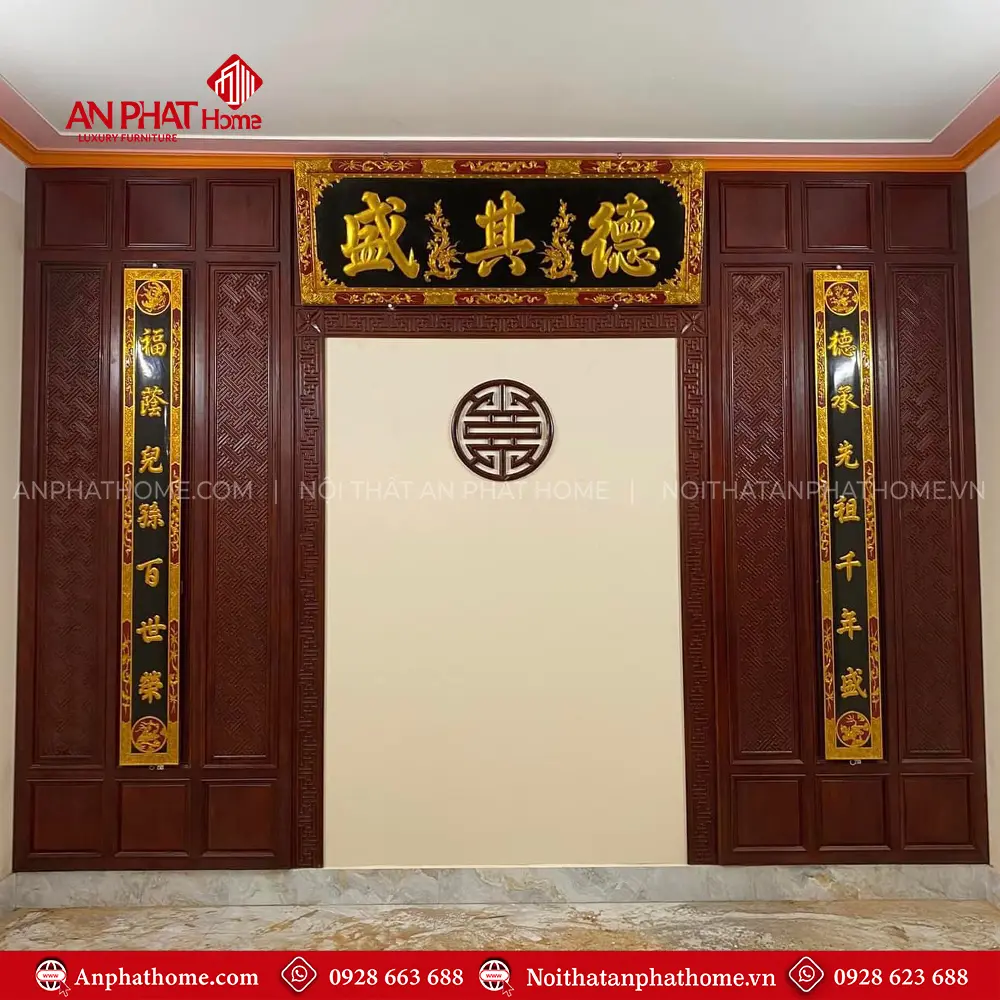 Vách Ốp Phòng Thờ Cổ Điển VN-4375 3 Vách Ốp Phòng Thờ Cổ Điển VN-4375