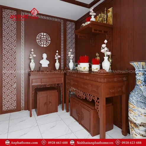 Vách Ốp Tường Cho Phòng Thờ VN-4436