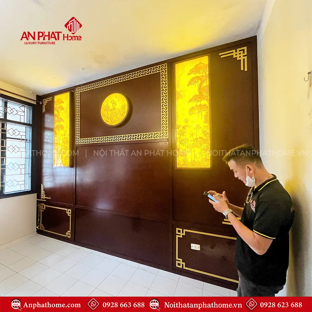 Vách Phòng Thờ Hiện Đại VN-4339 8 Vách Phòng Thờ Hiện Đại VN-4339