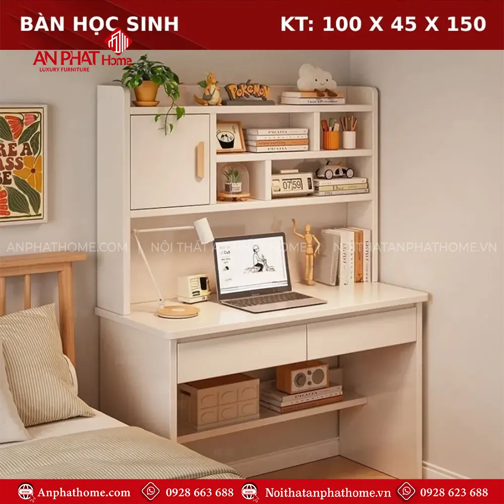 Bàn Học Hiện Đại Gỗ MDF B-2859 16 Bàn Học Hiện Đại Gỗ MDF B-2859