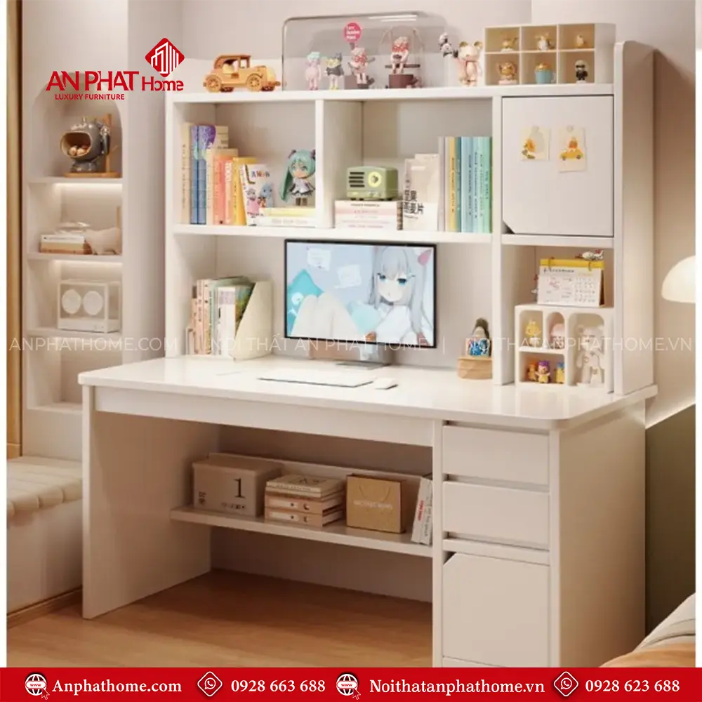 Bàn Học Hiện Đại Gỗ MDF B-2859 15 Bàn Học Hiện Đại Gỗ MDF B-2859