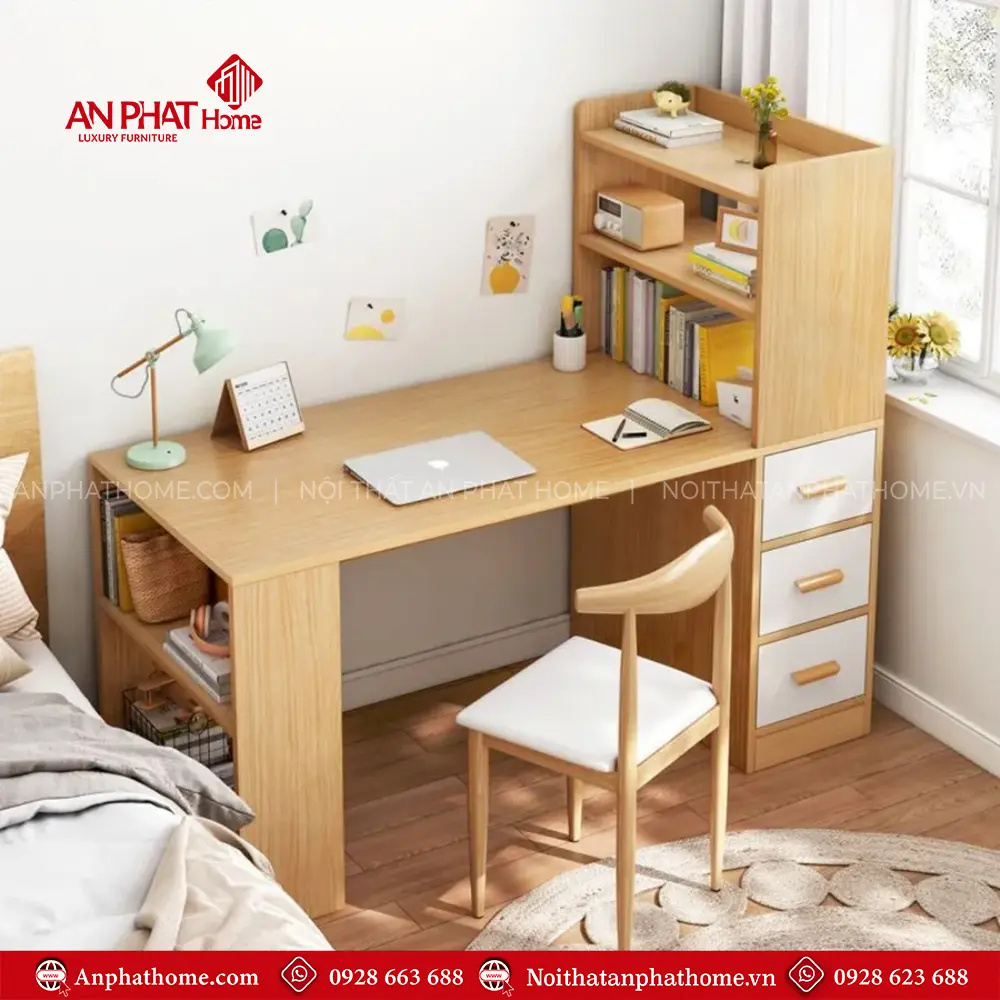 Bàn Làm Việc Gỗ MDF Kết Hợp Ngăn Để Đồ B-2873 11 Bàn Làm Việc Gỗ MDF Kết Hợp Ngăn Để Đồ B-2873