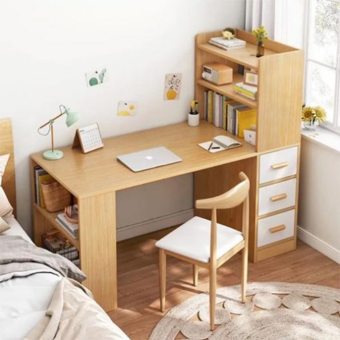 Bàn Làm Việc Gỗ MDF Kết Hợp Ngăn Để Đồ B-2873