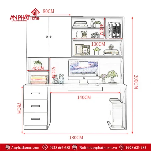 ban lam viec hien dai go mdf b 289900001