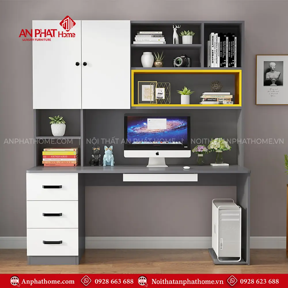 Bàn Làm Việc Hiện Đại Gỗ MDF B-2899 15 Bàn Làm Việc Hiện Đại Gỗ MDF B-2899