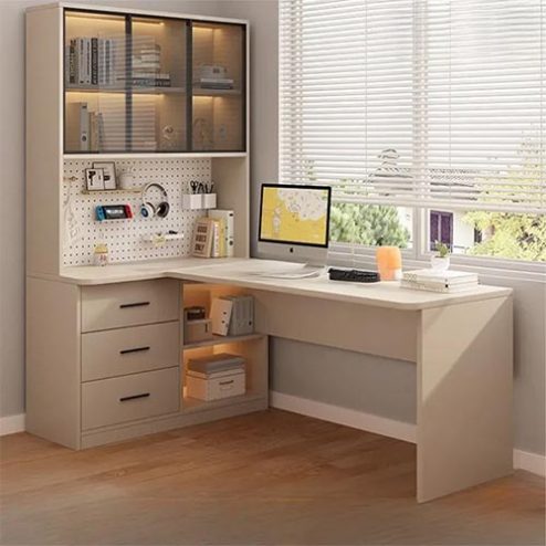 Bàn Làm Việc Hiện Đại Kết Hợp Kệ Sách B-2867