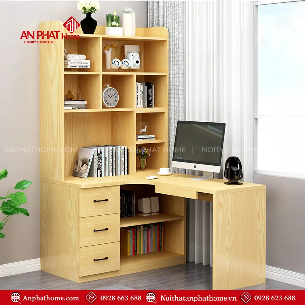 Bàn Làm Việc Kết Hợp Kệ Sách B-2890 16 Bàn Làm Việc Kết Hợp Kệ Sách B-2890