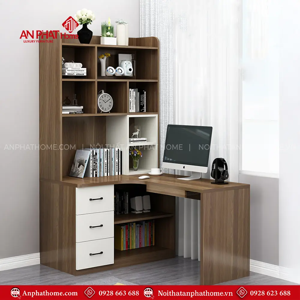 Bàn Làm Việc Kết Hợp Kệ Sách B-2890 13 Bàn Làm Việc Kết Hợp Kệ Sách B-2890