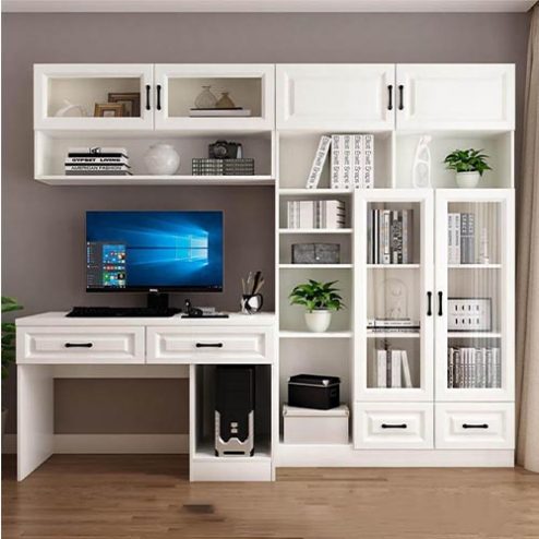 Bàn Làm Việc Kết Hợp Tủ Hiện Đại B-2897