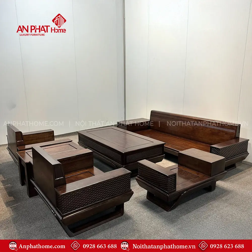 Bộ Bàn Ghế Gỗ Sồi Mẫu Đối Sang Trọng Hiện Đại F-1349 7 Bộ Bàn Ghế Gỗ Sồi Mẫu Đối Sang Trọng Hiện Đại F-1349