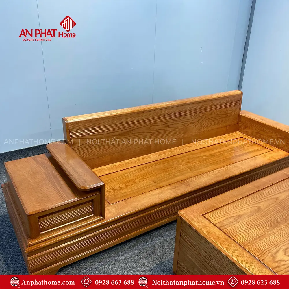Bộ Bàn Ghế Phòng Khách Salon Gỗ Sồi Hiện Đại F-1369 12 Bộ Bàn Ghế Phòng Khách Salon Gỗ Sồi Hiện Đại F-1369