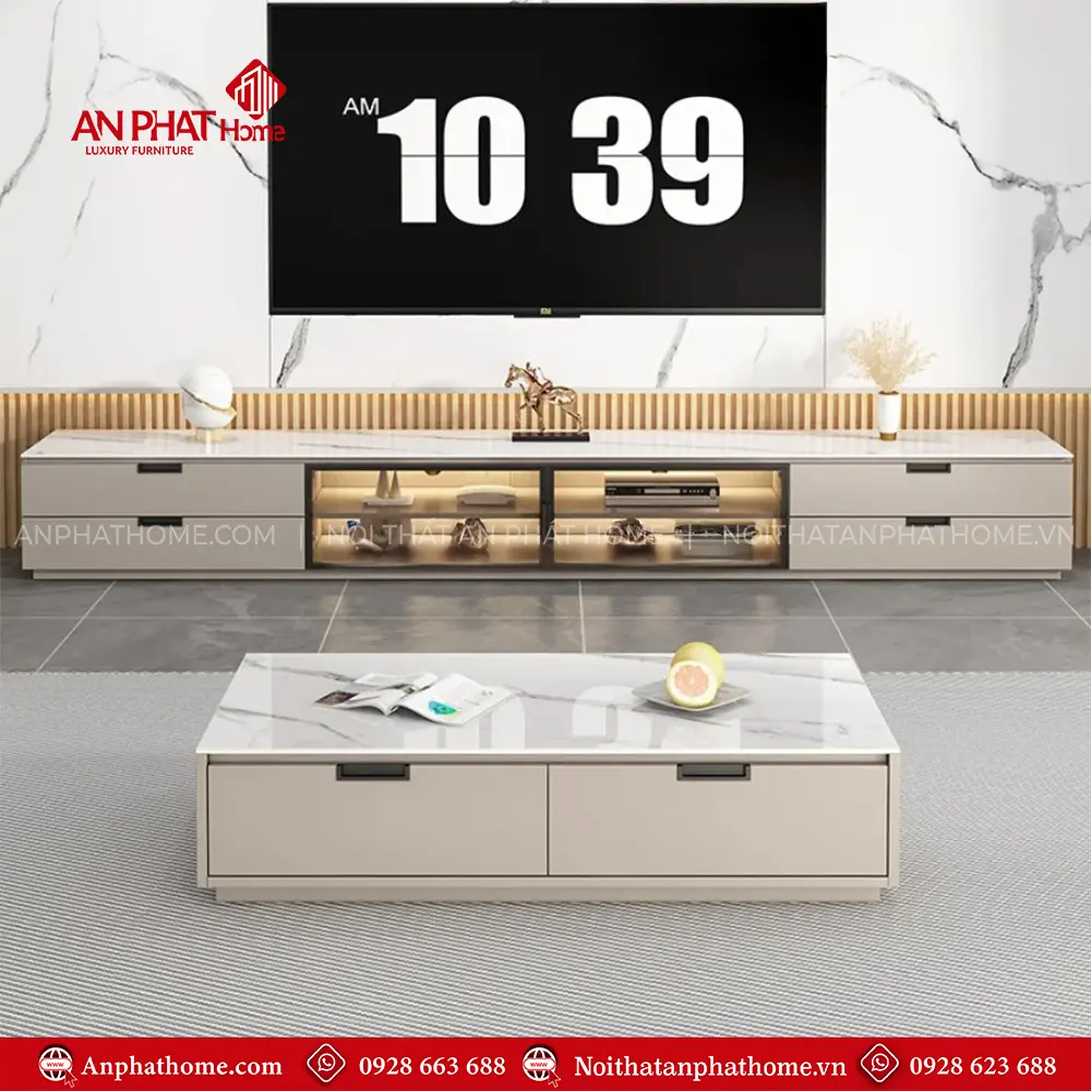 Kệ Tivi Phòng Khách Hiện Đại Cánh Kính T-5408 17 Kệ Tivi Phòng Khách Hiện Đại Cánh Kính T-5408
