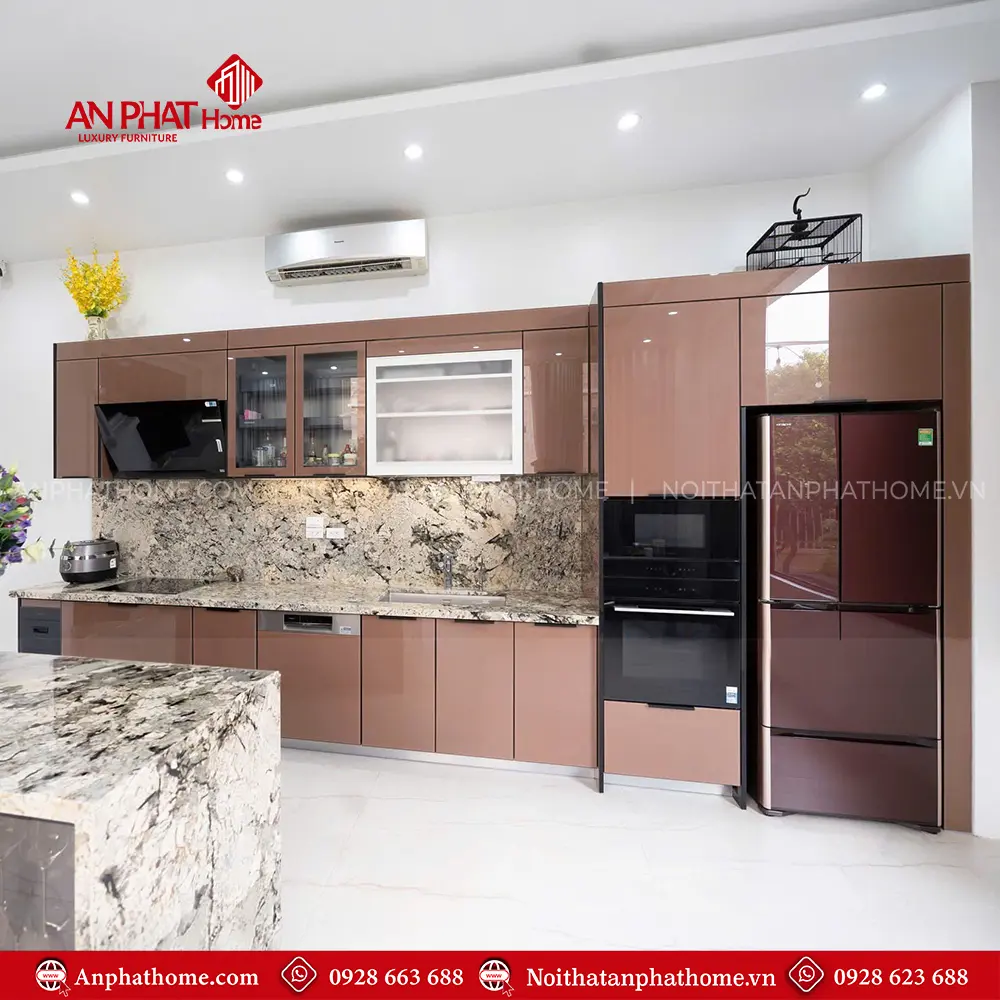 Mẫu Tủ Bếp Đẹp Hiện Đại TB-982 9 Mẫu Tủ Bếp Đẹp Hiện Đại TB-982