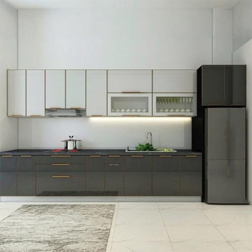 Mẫu Tủ Bếp Đẹp Nhỏ Gọn TB-1003
