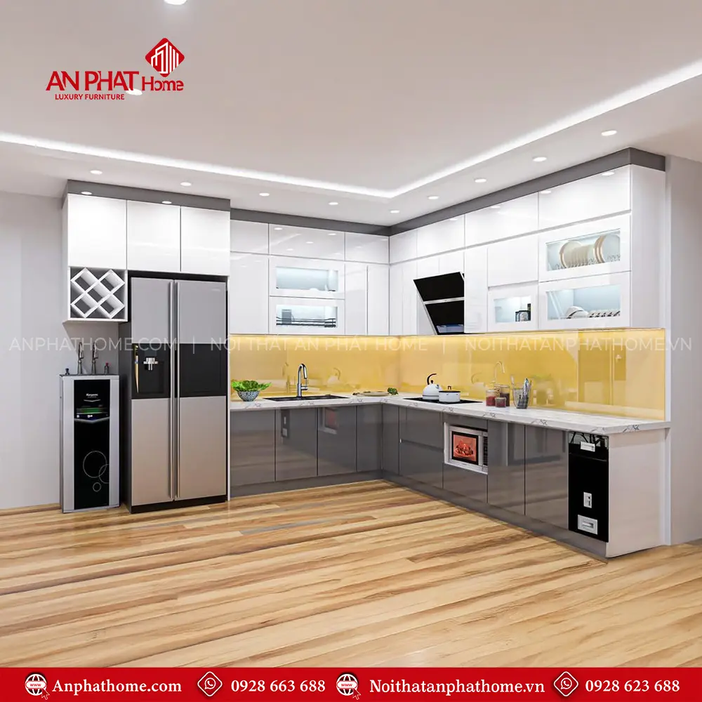 Mẫu Tủ Bếp Đẹp Thiết Kế Hiện Đại TB-950 9 Mẫu Tủ Bếp Đẹp Thiết Kế Hiện Đại TB-950