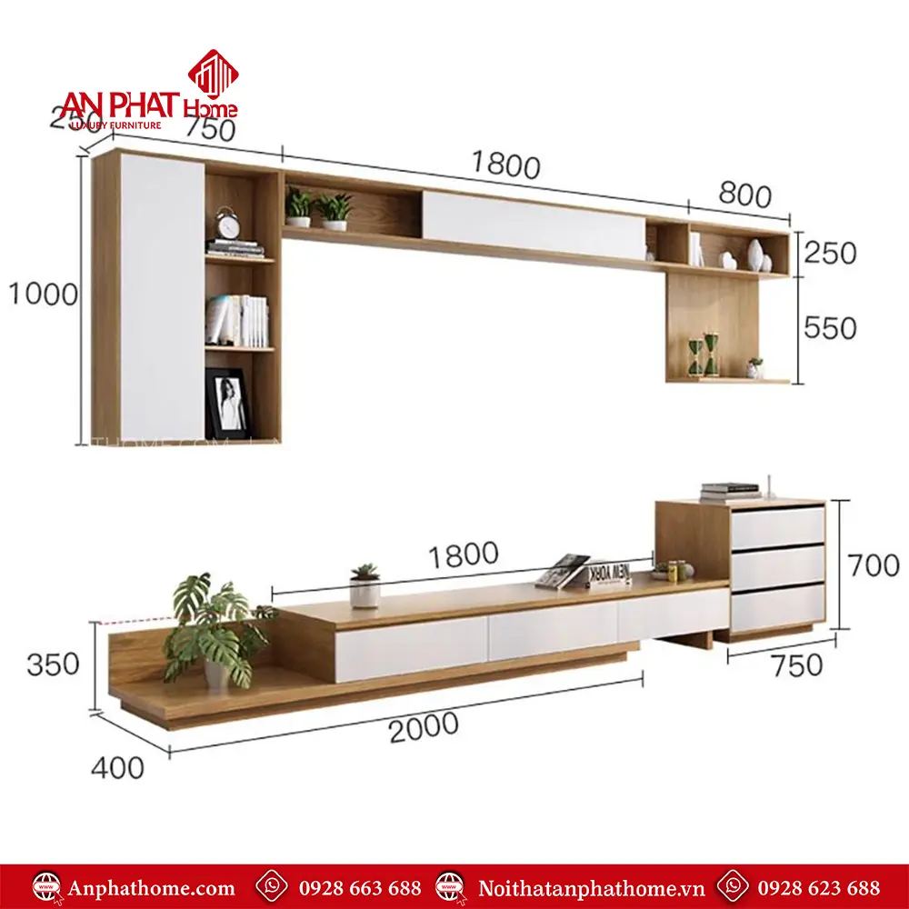 Mẫu Tủ Kệ Tivi Phong Cách Châu Âu T-5364 12 Mẫu Tủ Kệ Tivi Phong Cách Châu Âu T-5364