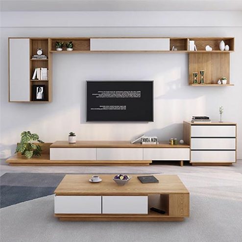 Mẫu Tủ Kệ Tivi Phong Cách Châu Âu T-5364