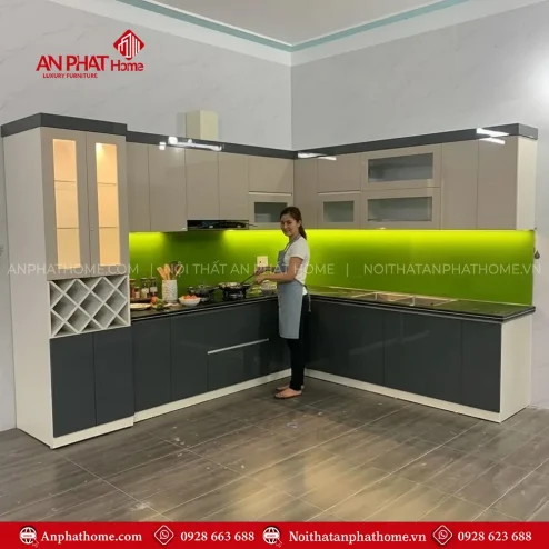 tu bep acrylic hien dai tb 92100001
