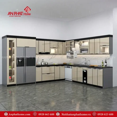 Tủ Bếp Cao Cấp Inox Cánh Kinh TB-967